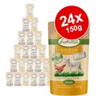 Lukullus Natural Adult Mini Grain-free Pouches Saver Pack 24 x 150g 